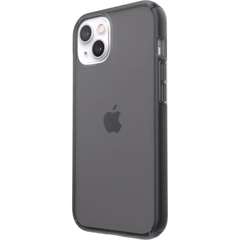 Speck Калъф за Apple iPhone 13, поликарбонатов, Speck Presidio Perfect Mist Obsidian (141697-5407), удароустойчив, антимикробно покритие Microban, прозрачно-черен (141697-5407)