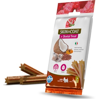 Farmina N&D Skin&Coat Dog Dental Treat Adult Mini Herring & Quinoa 60 g