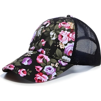 HARAHU Кепе Цветя - Черно kp4787 (4787)