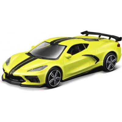 Bburago Chevrolet 2020 Corvette žlutá 1:43