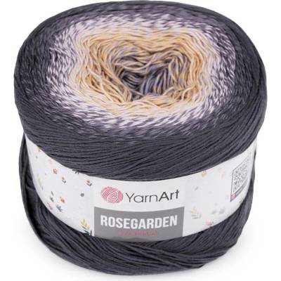 Bavlněná pletací příze Rosegarden 250 g Varianta: 8 (323) šedá béžová, Balení: 1 ks