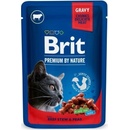 Kapsičky pre mačky Brit Premium Cat Beef Stew & Peas 24 x 100 g