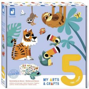Janod My arts&crafts Залепване на животни от 5 години (J07744)