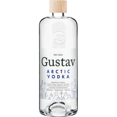 Gustav Arctic Vodka 40% 0,7 l (holá láhev)