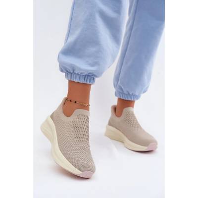 Dámské Slip-On Tenisky Kobbo bílá světle modrá krémová