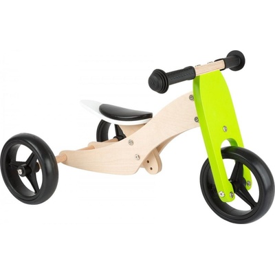 Small Foot Drevená Trike 2v1 zelená