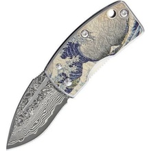 Ukimon Money Clip Damascus Wave