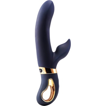 DreamToys Atropos - акумулаторен, затоплящ вибратор (син)