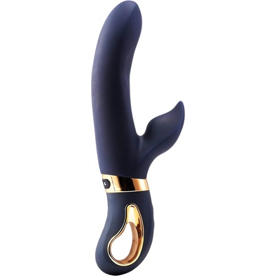 DreamToys Atropos - акумулаторен, затоплящ вибратор (син)