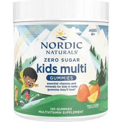 Nordic Naturals Berries Multivitamín pre deti 3+ Čerešňa 120 gumových cukríkov