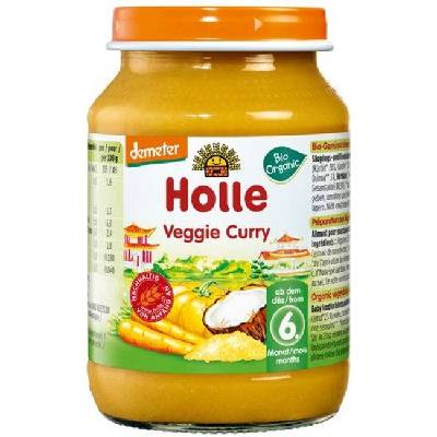 Био зеленчуково пюре Holle - Зеленчуково къри, 190 g (BB210532)