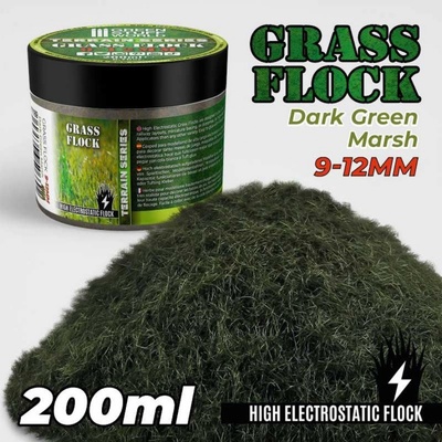 Green Stuff World Static Grass Flock 9-12mm Dark Green Marsh 200 ml – Zboží Dáma