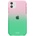 Holdit Гръб Holdit Seethru Case за iPhone 11/XR - Grass green/Bright Pink