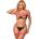 Комплект бельо, открити чашки и неонови акценти - Subblime Set Pink L/XL (D-242651)