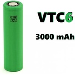 Sony Презареждаща батерия Sony VTC6 18650 3000mah 30A - vape