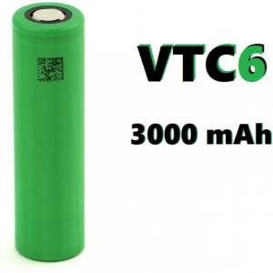 Sony Презареждаща батерия Sony VTC6 18650 3000mah 30A - vape