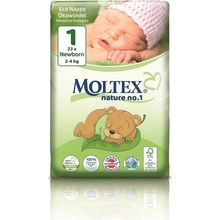 MOLTEX nature no. 1 Newborn 2-4 kg 23 ks