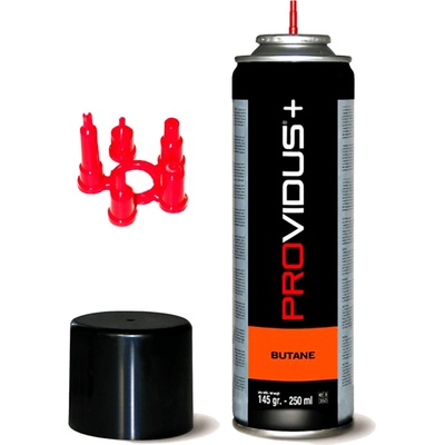 PROVIDUS, Kartuša na plnenie zapaľovačov 70%BUTAN 30%PROPAN, 145gr-250ml