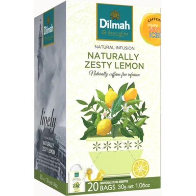 Dilmah ovocný čaj Naturally Zesty Lemon 20 x 1,5 g