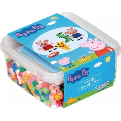 Hama Maxi Beads Peppa Pig & Pin Plate In Bucket (8750)