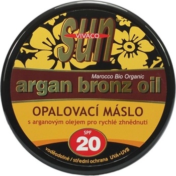 SunVital Argan Bronz Oil opalovací máslo SPF20 200 ml