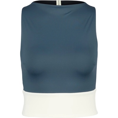 MYMARINI Дамско бикини горнище MYMARINI Women's Surf Top Bikini top - Black / Grey / White (150-5690-0112)