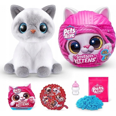ZURU Sada Pets Alive Smitten Kittens interaktívna mačka