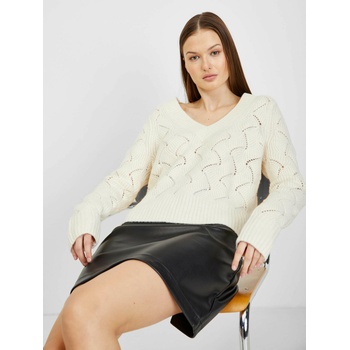 GAP Плетен пуловер с десен GAP GAP | Byal | ЖЕНИ | L