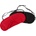 Cottelli Blindfold Set Red/Black 2 pack