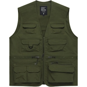 Vintage Industries Рибарска жилетка Vintage Industries Legend, градински чай (31102.sage)