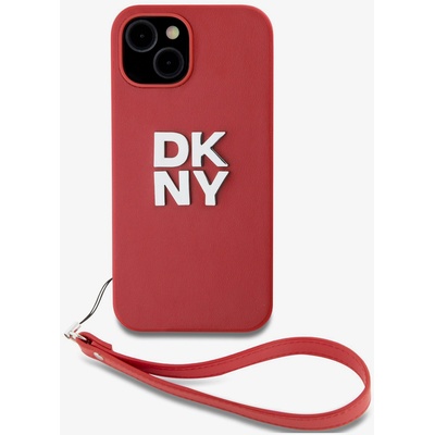 DKNY Заден капак от полиуретанова кожа с лого на стека за iPhone 14 Red DKNY DKNY | Cherven | ЖЕНИ | UNI