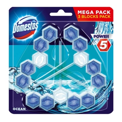 Domestos Тоалетно блокче Океан 3x50гр 3бр