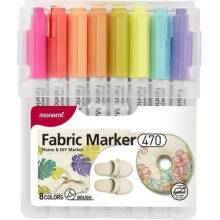 Monami Fabric Marker 470 popisovač na textil sady 16 ks