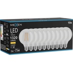 Mexen Vintis 10x LED крушка с нажежаема жичка E27, G95, 10W, Топла - 2700K, 1320 lm, (L157-E27-1027-00x10)