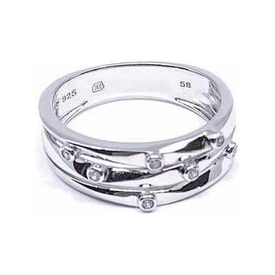 Jan Kos jewellery Stříbrný prsten MHT 3068 SW