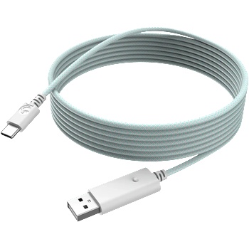 GameSir 3M USB Type-C / Data Transfer / Кабел - White & Cyan