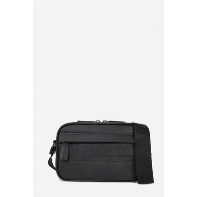 Karl Lagerfeld K/ESSENTIAL crossbody LEA BLACK