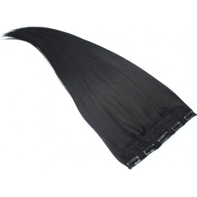 Clip in rychlopás kanekalon 61cm rovný - černá – Zboží Mobilmania