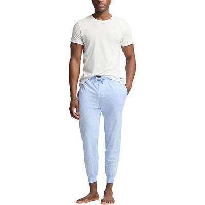 Ralph Lauren Памучно долнище на пижама Polo Ralph Lauren в синьо с десен (714899500)