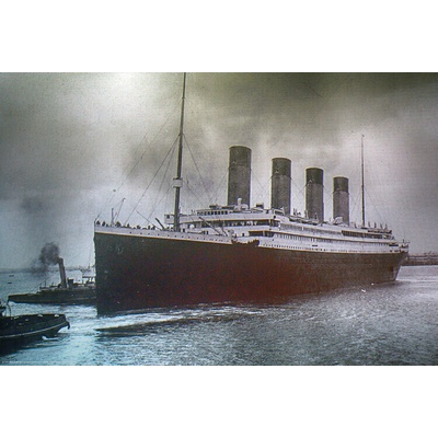 Plagát, Obraz - Titanic old photo, 91.5 × 61 cm