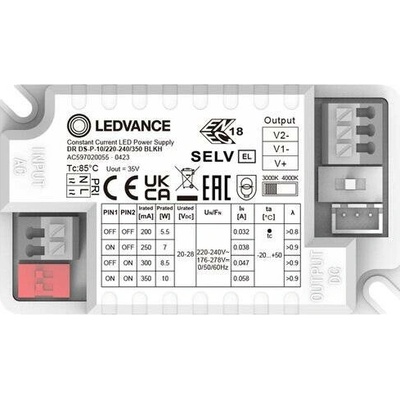 LEDVANCE LED předřadník DR DS-P-10/220-240/350 BLKH