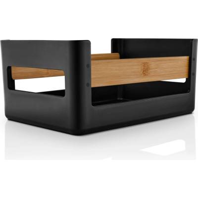 Kuchyňský organizér NORDIC KITCHEN 27 x 19 cm, černá, plast/bambus, Eva Solo