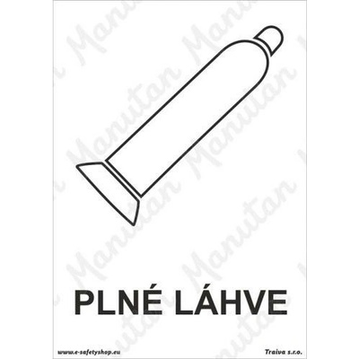 Manutan Plné láhve, plast 148 x 210 x 2 mm A5