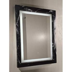 Inter Ceramic Огледало за баня с вградено LED осветление Venato 60x80 см