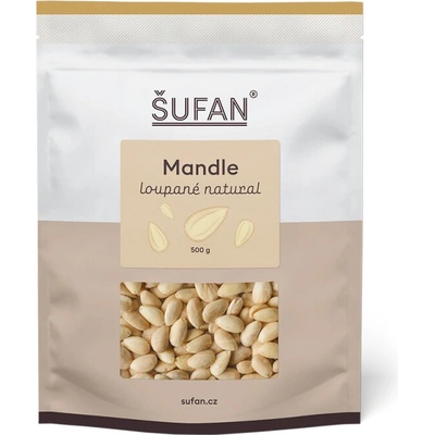 ŠUFAN Mandle loupané Španělsko 500 g