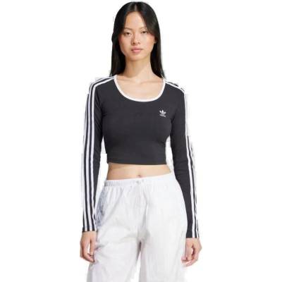adidas Originals 3S LS Crop čierne