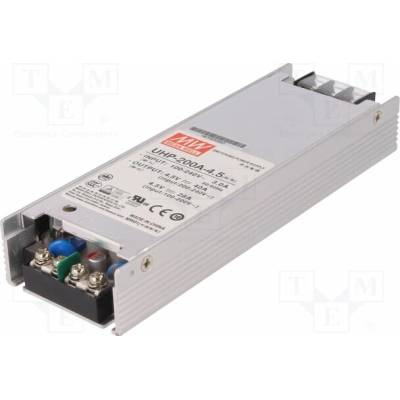 MEAN WELL UHP-200A-4.5 Napájecí zdroj: spínaný; pro LED displeje; 180W; 4,5VDC; 40A; 88%