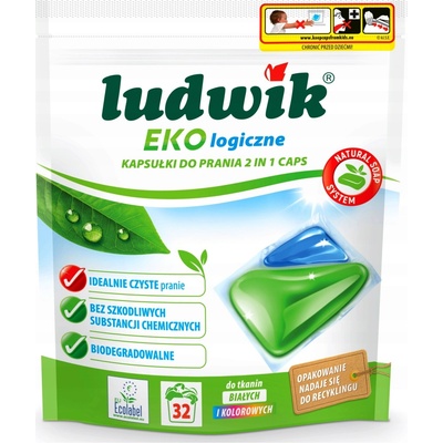 Ludwik kapsle na bílé a barevné prádlo 32 PD