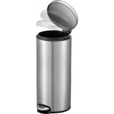 EKO-Europe EKO Кош за отпадъци с педал MAGGEY - 30 литра - мат (EKO 911330- Mat RVS)