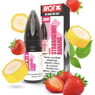 RIOT X Salt Strawberry Banana 10 ml 10mg
